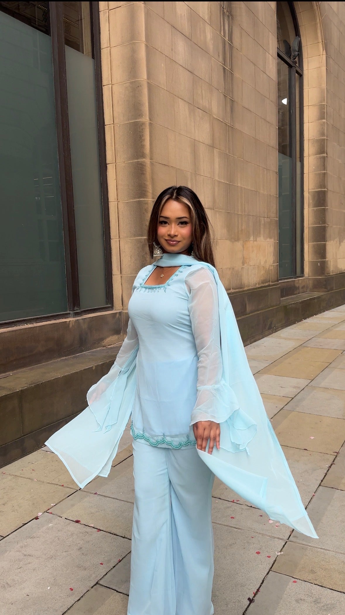Priya (blue)