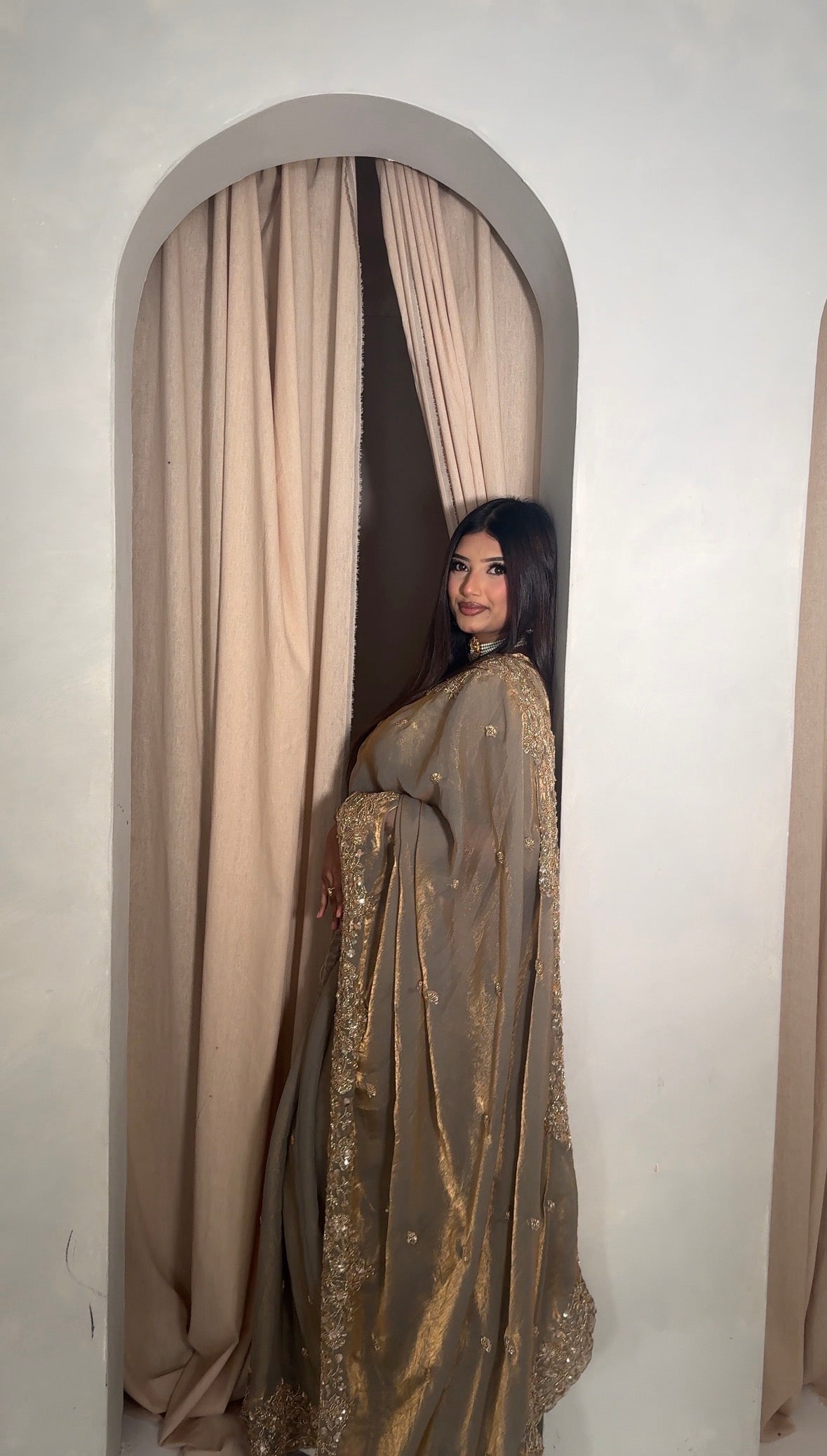 Premium Janan silk handwork saree