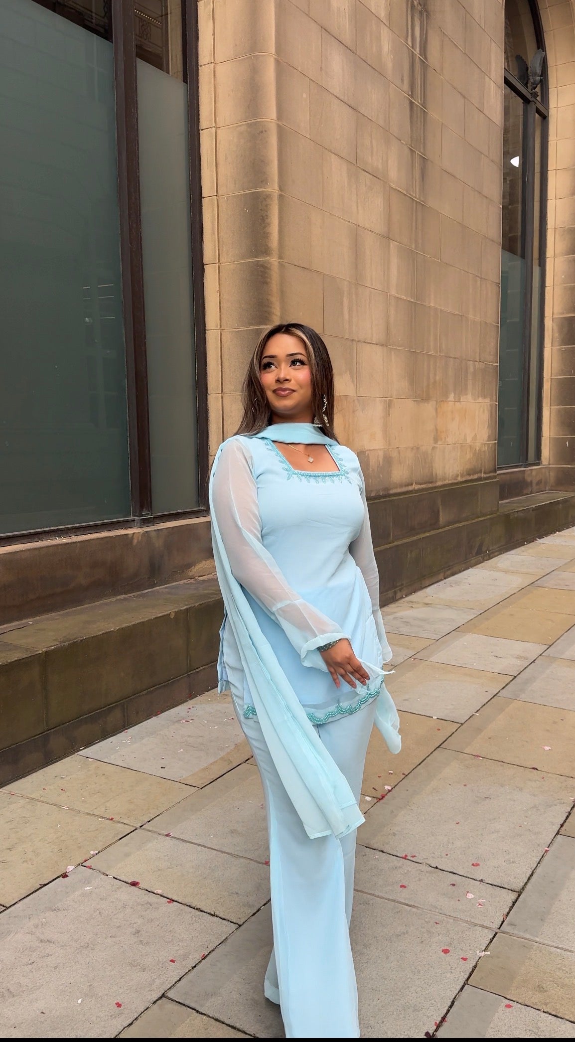 Priya (blue)